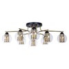 Миниатюра фото потолочная люстра arte lamp a7045pl-8bk | 220svet.ru