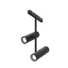 Миниатюра фото трековый магнитный светодиодный светильник maytoni elti duo tr005-4-2x12w-ds-b | 220svet.ru