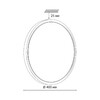 Миниатюра фото настенно-потолочный светодиодный светильник sonex mitra omega white 7661/32l | 220svet.ru