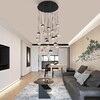 Миниатюра фото подвесная светодиодная люстра favourite luna 4371-27p | 220svet.ru