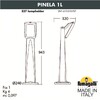 Миниатюра фото садовый светильник-столбик fumagalli pinela 1l 2n1.613.010.lyf1r | 220svet.ru