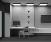 Миниатюра фото потолочный светодиодный светильник maytoni zon c032cl-90w3k-sq-b | 220svet.ru