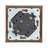 Миниатюра фото розетка lk studio двойная без з/к, со шторками (бежевый) lk60 863601-1 | 220svet.ru