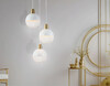 Миниатюра фото подвесной светильник ambrella light traditional loft tr8503/3 wh/cp | 220svet.ru