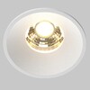 Миниатюра фото встраиваемый светодиодный светильник maytoni round dl058-7w2.7k-w | 220svet.ru