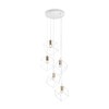 Миниатюра фото люстра ideal lux ice sp5 bianco | 220svet.ru