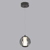 Миниатюра фото подвесной светильник delight collection od2437-1 pearl black/smoke | 220svet.ru