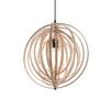 Миниатюра фото подвесной светильник ideal lux disco sp1 legno | 220svet.ru