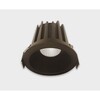 Миниатюра фото встраиваемый светильник italline it08-8041 black 3000k | 220svet.ru