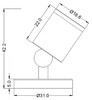 Миниатюра фото точечный светодиодный светильник deko-light herculis magnetic 688026 | 220svet.ru