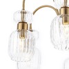 Миниатюра фото потолочная люстра escada gloss 1141/8pl clear | 220svet.ru