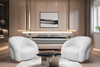 Миниатюра фото кресло monblan поворотное букле белое garda decor monblan-k-hush000 | 220svet.ru