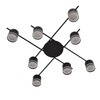 Миниатюра фото потолочный светильник lumion berty 8362/8c черный | 220svet.ru