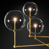 Миниатюра фото люстра globe mobile 3 brass | 220svet.ru
