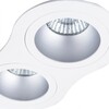 Миниатюра фото встраиваемый светильник arte lamp alkes a2161pl-2wh | 220svet.ru