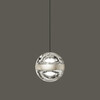 Миниатюра фото подвесной светодиодный светильник delight collection md23030088-1a nickel/clear | 220svet.ru