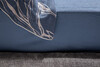 Миниатюра фото простыня на резинке тенсель синяя garda decor 144hf-10407 | 220svet.ru