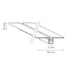 Миниатюра фото шинопровод однофазный встраиваемый в гкл lightstar linea 506317 | 220svet.ru