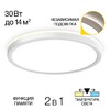 Миниатюра фото потолочный светодиодный светильник citilux basic line cl738240vl | 220svet.ru