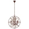 Миниатюра фото подвесная люстра loft it foucaults orb crystal loft1897/6 | 220svet.ru