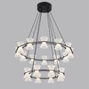 Миниатюра фото подвесная люстра светодиодная lumion vinora 8341/70l черный | 220svet.ru