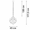 Миниатюра фото подвесная люстра vitaluce v1094-0/3 | 220svet.ru