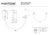 Миниатюра фото подвесной светодиодный светильник maytoni tau mod146pl-l40b3k | 220svet.ru