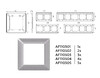 Миниатюра фото рамка 4-постовая ambrella volt alfa line af110504 | 220svet.ru