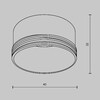 Миниатюра фото кольцо декоративное maytoni technical focus rings-5-w | 220svet.ru