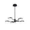 Миниатюра фото подвесная светодиодная люстра ambrella light comfort linetech fl51639 | 220svet.ru
