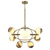 Миниатюра фото люстра planet 7b brass delight collection | 220svet.ru