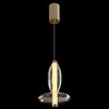 Миниатюра фото подвесной светодиодный светильник crystal lux sp7w led amber | 220svet.ru