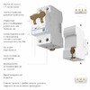 Миниатюра фото дифференциальный автомат 1p+n 40a 30 ma 6 ka c a werkel w922p164 | 220svet.ru