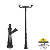 Миниатюра фото парковый фонарь fumagalli tabor adam/globe 300 2l  g30.205.m20.aye27 | 220svet.ru