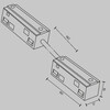 Миниатюра фото соединитель гибкий для магнитного шинопровода maytoni accessories for tracks exility tra034cpc-42b-15-1 | 220svet.ru