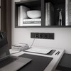 Миниатюра фото розетка hdmi werkel черные матовый w1186008 | 220svet.ru