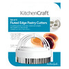 Миниатюра фото набор из 3 рифленых формочек для выпечки kc kitchen craft | 220svet.ru