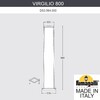 Миниатюра фото садовый светильник-столбик fumagalli virgilio 800 ds3.564.000.lyf1r | 220svet.ru