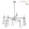 Миниатюра фото потолочная люстра на штанге lumion emily 8268/8 хром | 220svet.ru
