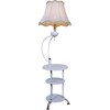 Миниатюра фото торшер reluce 01754-2.6-01 wh | 220svet.ru
