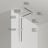 Миниатюра фото шинопровод встраиваемый магнитный maytoni technical radity tra084mp-12w | 220svet.ru