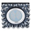 Миниатюра фото встраиваемый светильник fametto luciole dls-l131 gu5.3 chrome/black | 220svet.ru