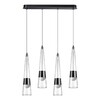 Миниатюра фото подвесной светодиодный светильник odeon light lump 5044/42l темный хром 42w | 220svet.ru