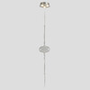 Миниатюра фото подвесной светильник crystal lux glass sp3w led chrome | 220svet.ru