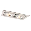 Миниатюра фото встраиваемый светильник arte lamp cardani semplice a5949pl-2wh | 220svet.ru