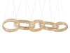 Миниатюра фото подвесная люстра newport 8245n/s gold | 220svet.ru