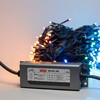 Миниатюра фото комплект 5 разноцветных нитей по 20м, 1000 led, провод черный каучук 2,3мм, ip54 ltc eco1000-1-1m | 220svet.ru