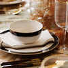 Миниатюра фото набор из 4 фарфоровых тарелок mikasa luxe deco 27,5 см kitchen craft | 220svet.ru