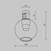 Миниатюра фото трековый магнитный светодиодный светильник maytoni bubble flarity tr148-1-3w4k-b | 220svet.ru
