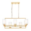 Миниатюра фото подвесная люстра lumina deco lino ldp 1239-8 f.gd | 220svet.ru